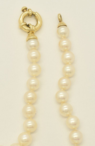 66 perlas con broche mosqueton